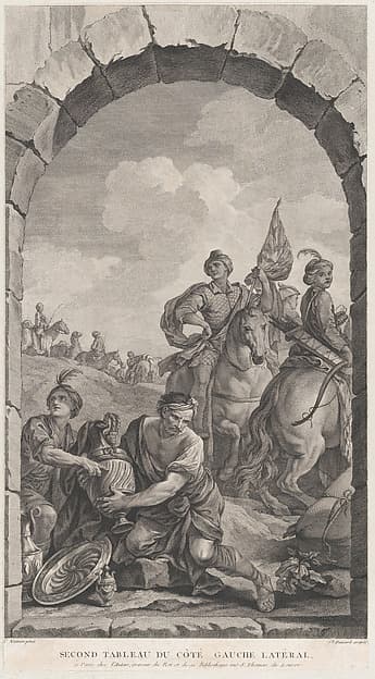 The Chapel of the Enfants-Trouvés in Paris: La Suite des rois mages: cavaliers, by Etienne Fessard