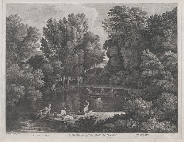 Landscape, by Jean-Baptiste-Claude Chatelain