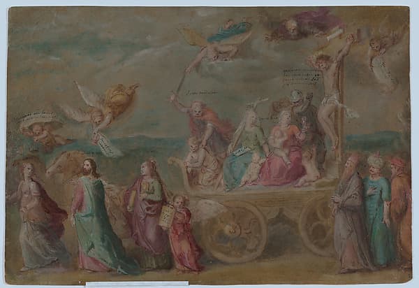 The Triumph of the Word of God, from "Triumph of the Catholic Church" (oil sketch for a painting of the same subject), by Otto van Veen