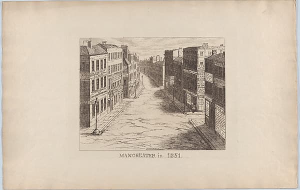 Manchester, in 1851, by George Cruikshank