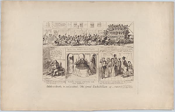 Odds & Ends, in, out & about, the Great Exhibition of 1851, by George Cruikshank