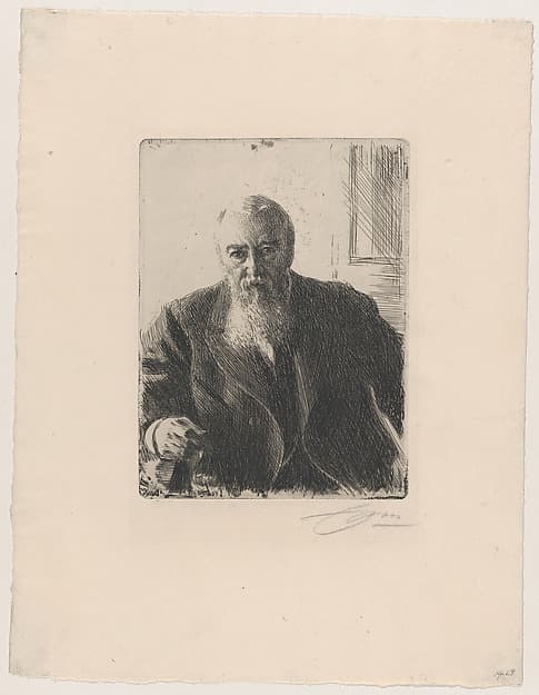 Carl Fredrik Liljevalch, by Anders Zorn