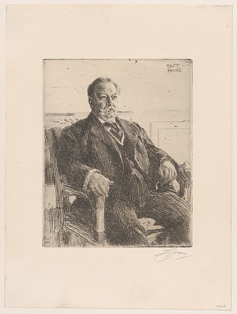 President William Howard Taft, by Anders Zorn