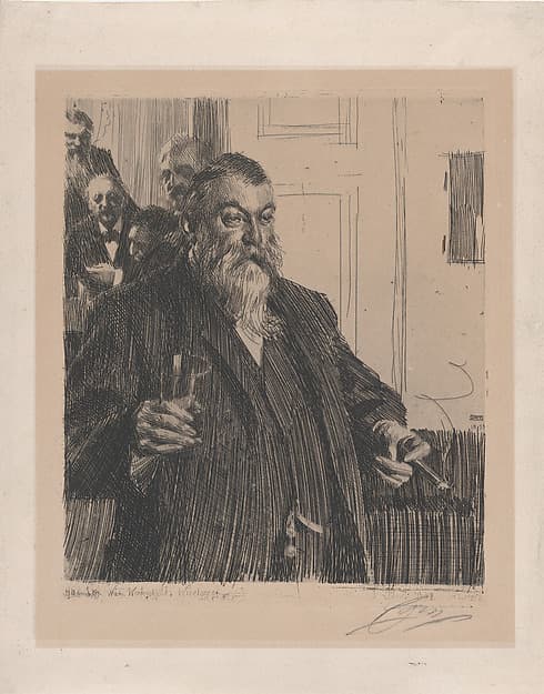 A Toast II, by Anders Zorn