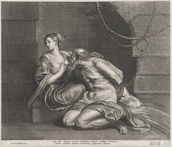 Cimon and Pero, by Alexander Voet II