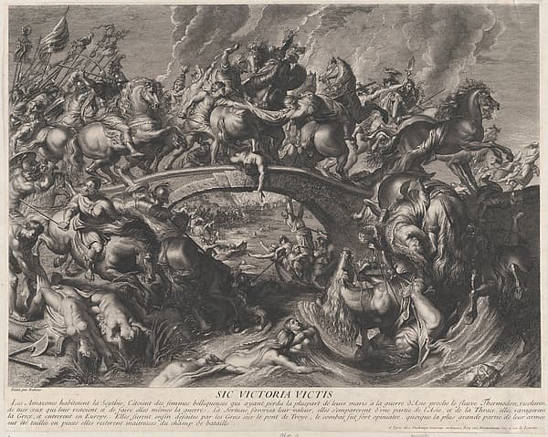 The Battle of the Amazons, by Gaspard Duchange