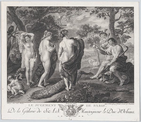 The Judgment of Paris, by Jacques Couché