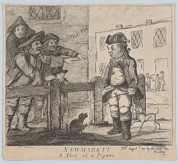 Newmarket: A Shot at a Pigeon, by James Bretherton
