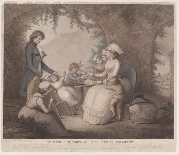 The First Interview of Werther and Charlotte, by John Raphael Smith