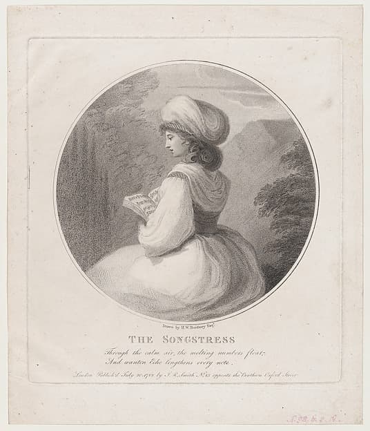 The Songstress, by John Raphael Smith