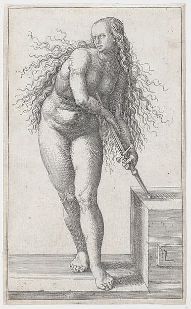 Lucretia, by Lucas van Leyden