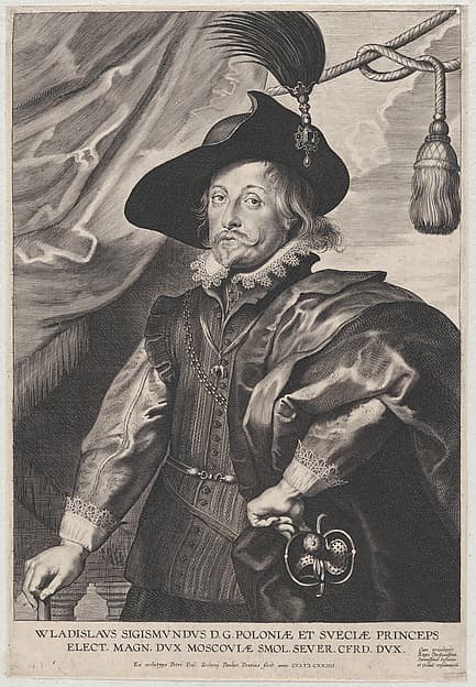 Portrait of Wladislaus Sigismond, Prince of Poland and Sweden, by Paulus Pontius