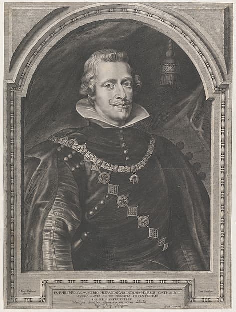 Portrait of Philip IV, by Paulus Pontius