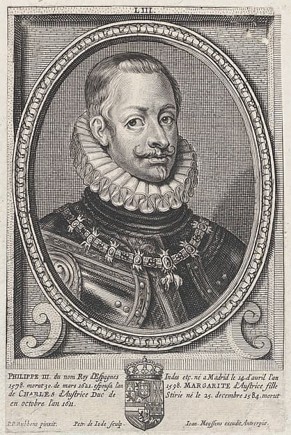 Portrait of Philip III, King of Spain, by Pieter de Jode II