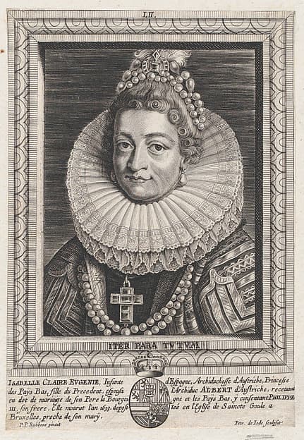 Portrait of Isabella Clara Eugenia, Infanta of Spain, by Pieter de Jode II