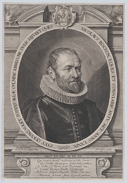 Portrait of Nicholaes Rockox, by Paulus Pontius