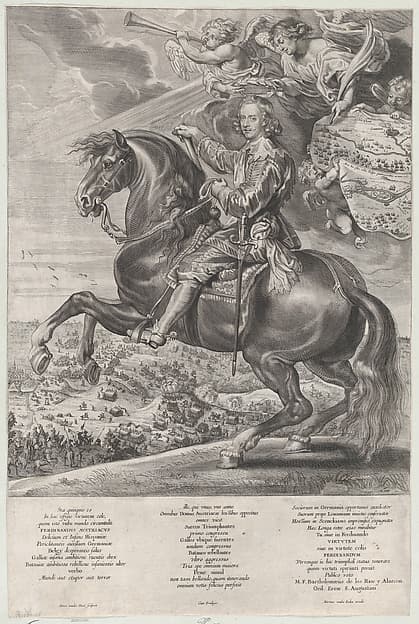 Portrait of Cardinal-Infante Ferdinand of Austria, on horseback, by Anton van der Does