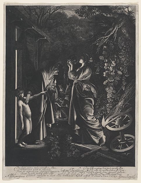 Ceres Seeking Her Daughter (The Mocking of Ceres), by Hendrick Goudt