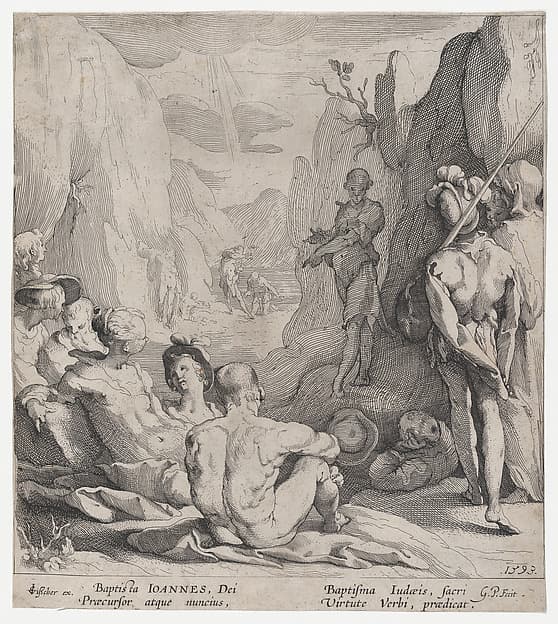 St. John the Baptist Preaching, by Gerrit Pietersz. Sweelink