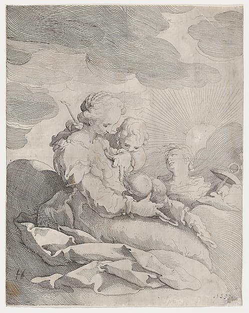 Faith, Hope and Charity, by Gerrit Pietersz. Sweelink