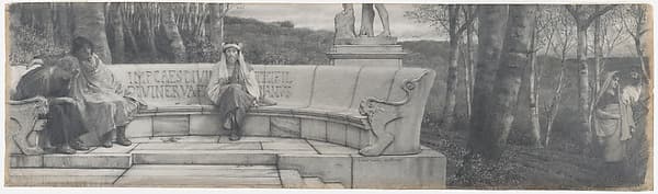 Autumn (Scene in a Roman Garden), by Sir Lawrence Alma-Tadema