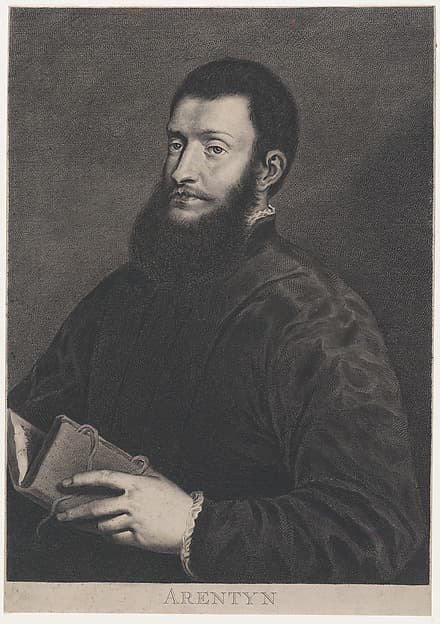 Portrait of Pietro Aretino, by Cornelis Van Dalen, the Younger