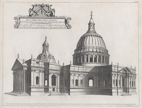 A Catalogue of the Churches of the City of London: Royal Palaces, Hospitals, and Publick Edifices, Built by Sr. Christopher Wren, Kt. Surveyor General of the Royal-Works, during Fifty Years: viz. from 1668 to 1718, by Sir Christopher Wren