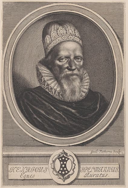 Sir Henry Spelman (Henricus Spelmannus Eques Auratus), by William Faithorne the Elder