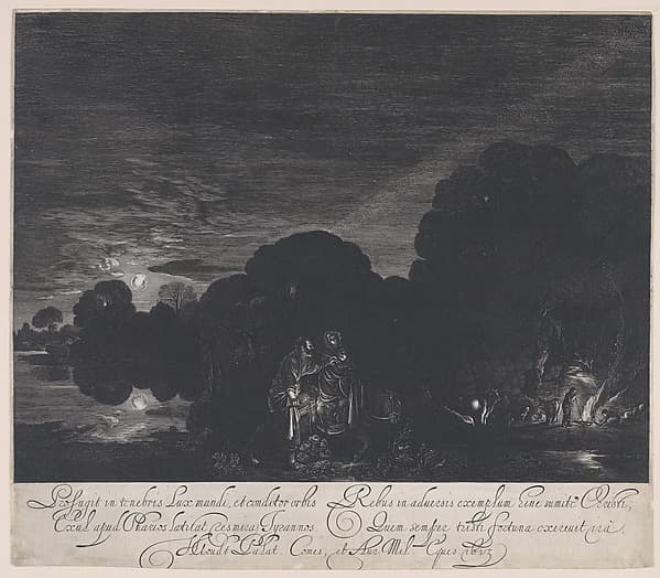 The Flight into Egypt, by Hendrick Goudt