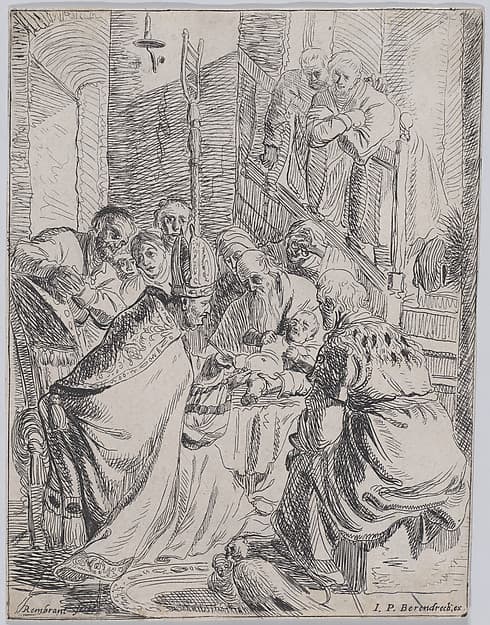 The Circumcision, by Rembrandt (Rembrandt van Rijn)