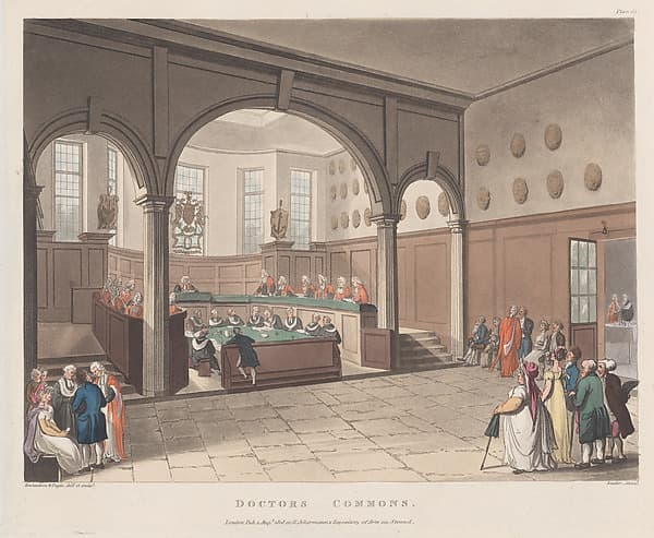 Doctors' Commons, by Thomas Rowlandson