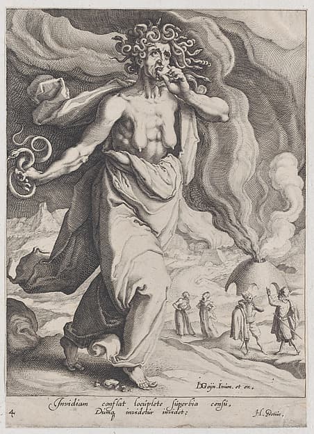 Envy, from "Virtues and Vices", by Zacharias Dolendo