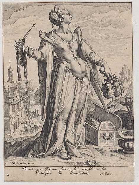 Wealth, from "Virtues and Vices", by Zacharias Dolendo