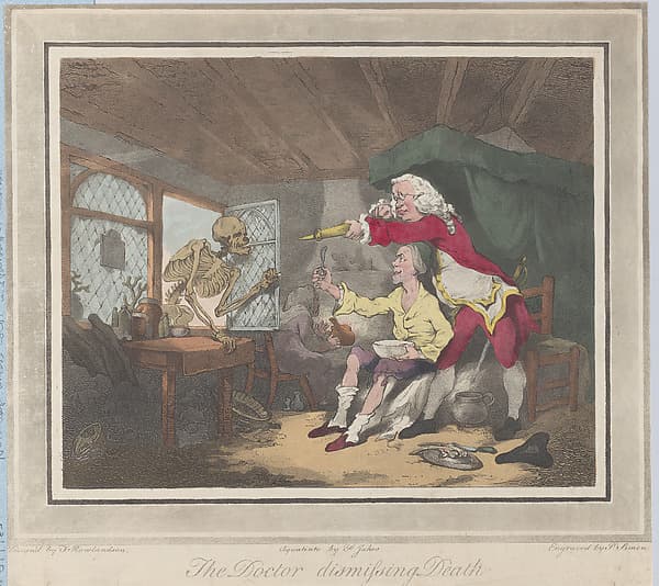 The Doctor Dismissing Death, by Peter Simon