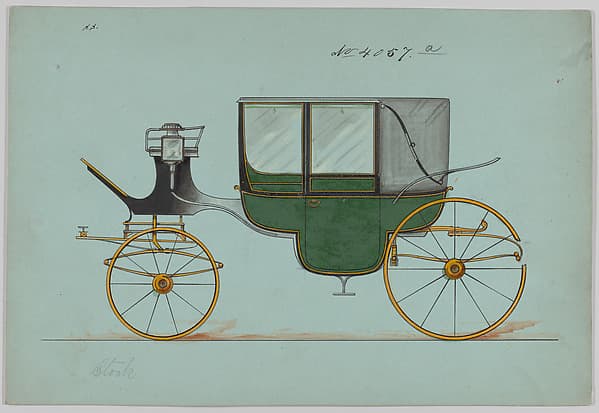 Design for Landau, No. 4057a, by Brewster & Co.