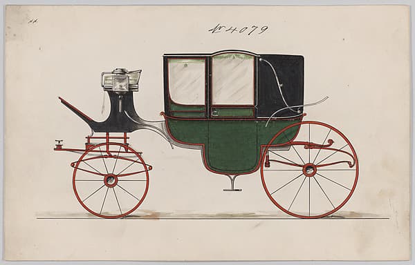 Design for Landau, No. 4079, by Brewster & Co.