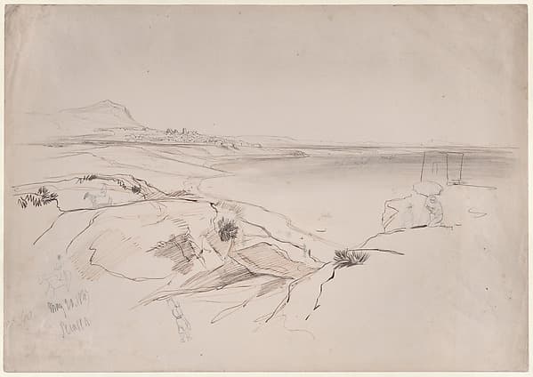 View of Sciacca, Sicily, by Edward Lear