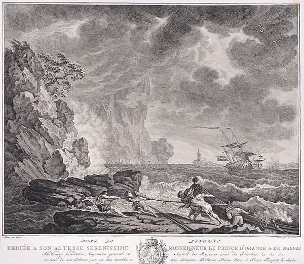 Port of Livorne, by Joseph Vernet
