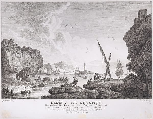 Harbor Scene, by Joseph Vernet