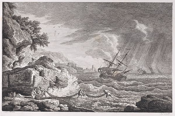 Harbor Scene, by Joseph Vernet