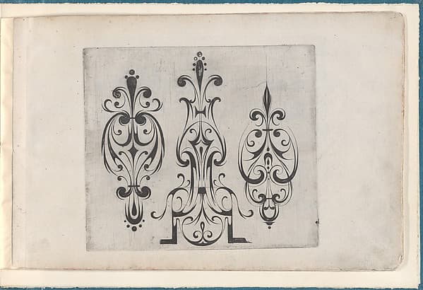 Plate from "Grateske voer golt smeden Schrijnwerkers Ende andere des nodich hebbende", by Meinert Gelijs