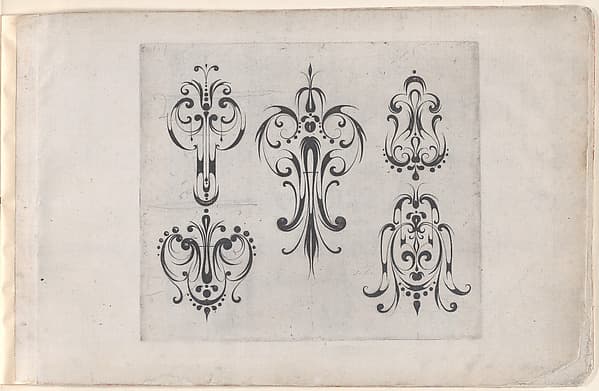 Plate from "Grateske voer golt smeden Schrijnwerkers Ende andere des nodich hebbende", by Meinert Gelijs