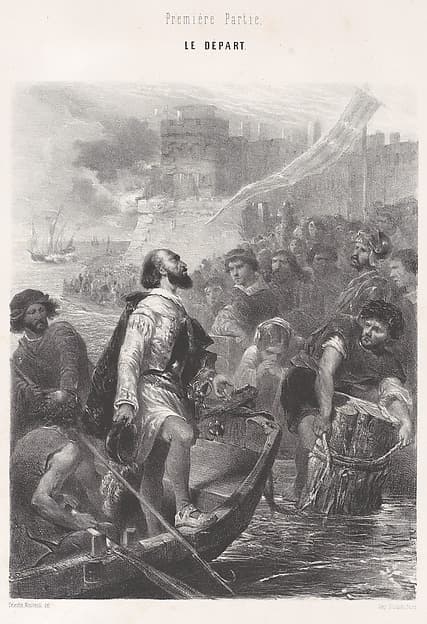 First Part, the Departure, by Célestin Nanteuil