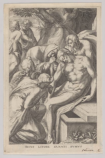 The Lamentation, by Raphael Sadeler I