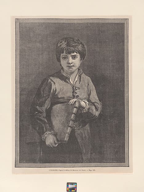 L'Écolier, from "L'Univers Illustré", by Henry Linton