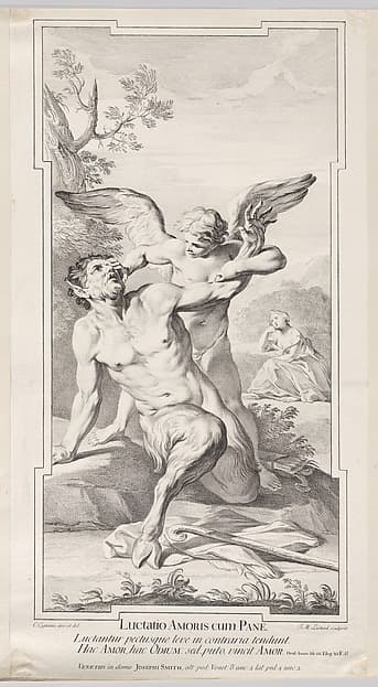 Battle of Love and Pan, by Jean Michel Liotard