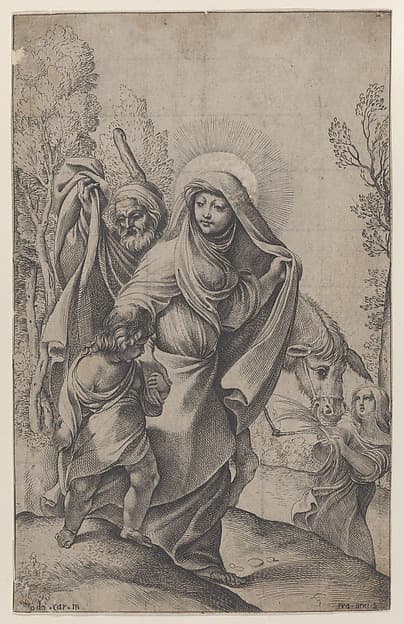 The Return from Egypt, by Francesco Brizio