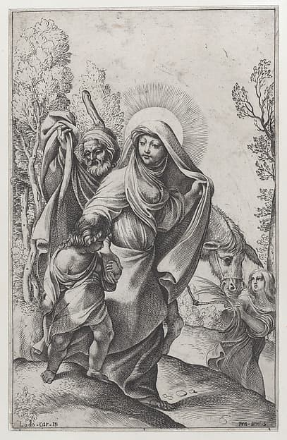 The Return from Egypt, by Francesco Brizio