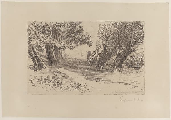 The Lovers' Walk, No. 1, by Sir Francis Seymour Haden
