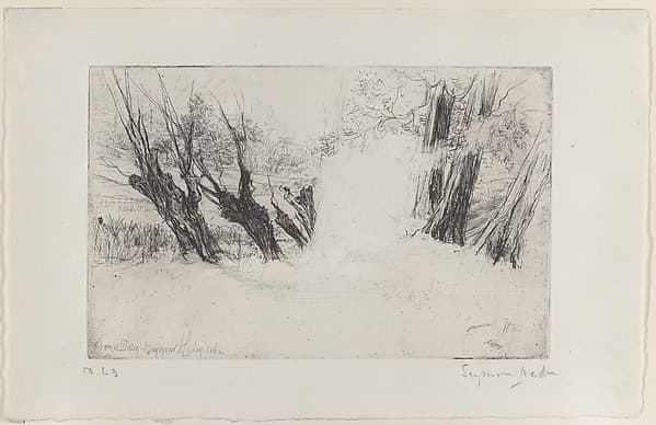 The Lovers' Walk, No. 1, by Sir Francis Seymour Haden